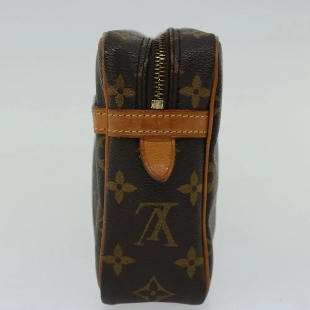 Louis Vuitton Monogram Compiegne 23 Clutch Bag Brown